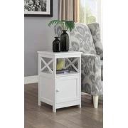 Convenience Concepts Oxford End Table with Cabinet, Multiple Finishes