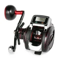 14+1 BB Ball Bearing 6.3:1 Bait Casting Fishing Reel One-way Clutch Baitcasting Reel Left/Right Hand Fishing Reel Fishing Line Counter Fishing Reel