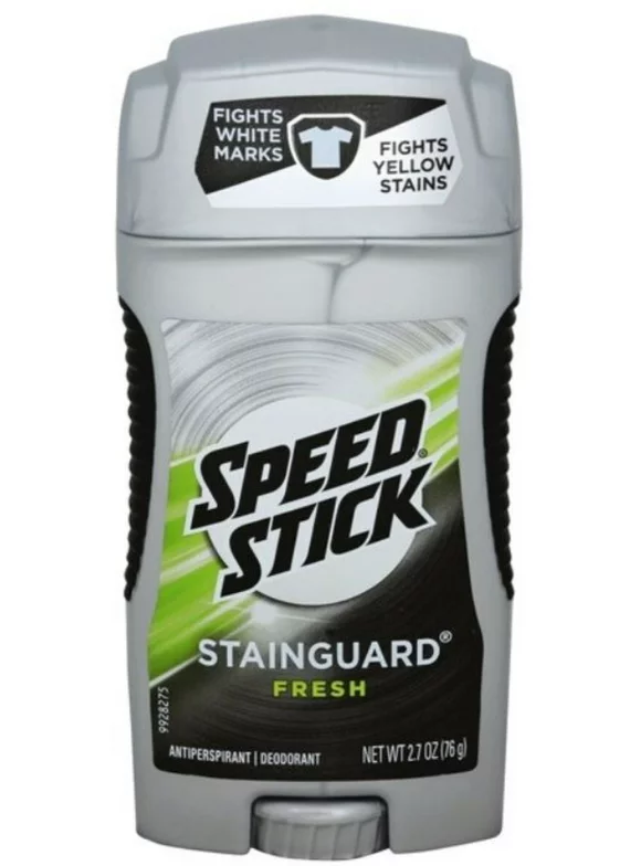 Speed Stick Stainguard Antiperspirant Deodorant, Fresh 2.7 oz (Pack of 4)