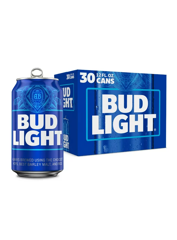 Bud Light Beer, 30 Pack Beer, 12 FL OZ Cans, 4.2 % ABV