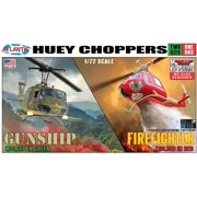 Huey Chopper 2 Pack Snap Forest Fire Rescue and Vietnam Gunship Helicopter Model Kit Atlantis, Build and be Happy! Made in the USA By Visit the Atlantis Store