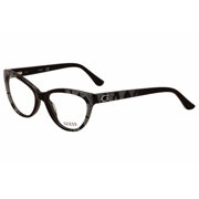 Guess Eyeglasses GU2554 GU/2554 001 Black/Blue Cat Eye Optical Frame 52mm