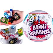 5 Surprise Mini Brands Mystery Capsule Real Miniature Brands Collectible Toy (2 Pack) by ZURU