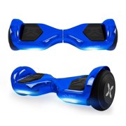 Hover-1 All-Star Refurbished UL Certified Electric Hoverboard w/ 6.5in LED Wheels, LED Sensor Lights, Lithium-ion 14 Cell Battery, Ideal for Boys and Girls 8+ and Less than 220 lbs - Blue