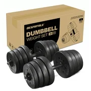 BESPORTBLE Fitness Dumbbell 30kg Weight Set 1 Pair Adjustable Dumbbell Set Home Gym Exercise Bodybuilding Training Tools