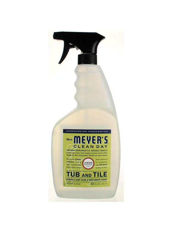 Mrs. Meyer's Clean Day Tub and Tile Cleaner, Lemon Verbena, 33 fl oz