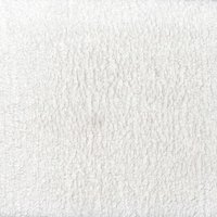 David Textiles Inc. 1.5 yard x 60" 100% Polyester Fleece Sherpa Precut Sewing & Craft Fabric, White