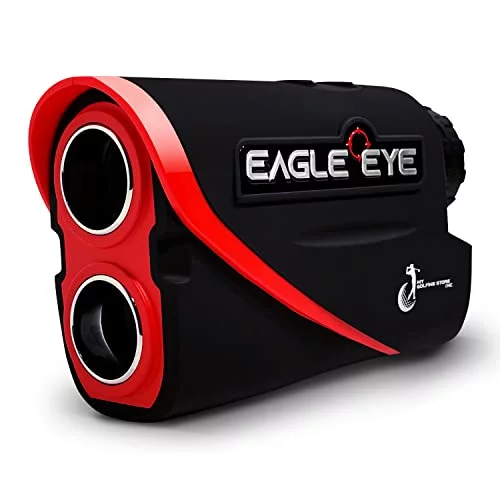 My Golfing Store Gen 3 Eagle Eye Laser Golf Rangefinder with Slope and Jolt Technology - 800 Yards Distance - Fast Focus System With Scan, Pin, and Speed Modes - 6X Magnification and Multilayer Optics