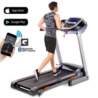Treadmill 3.0Hp APP Bluetooth Control Incline Folding Electric Treadmill Low Noise Running Machine for Gym Home