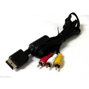 CableVantage New Audio Video AV Cable to 3 RCA for Sony PlayStation PS / PS2 / PS3