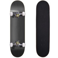 Jaxpety Blank Complete Skateboard, Stained Black (31" x 7.75")