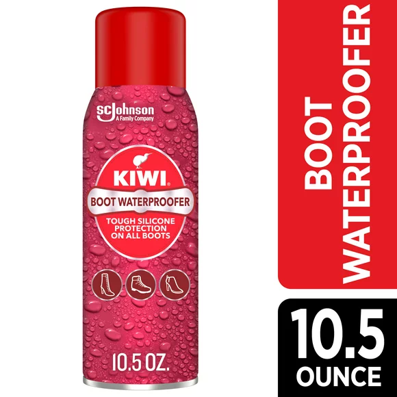 KIWI Boot Waterproofer Tough Silicone Waterproof Spray for Boots, Aerosol, 10.5 oz, 1 ct