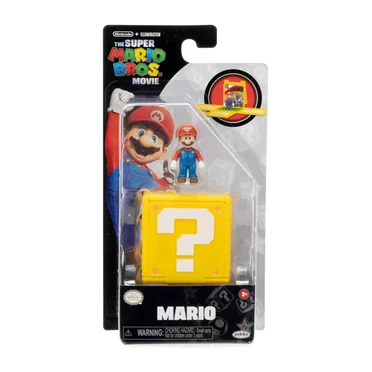 The Super Mario Bros. Movie 1.25 inch Mini Mario Figure with Question Block