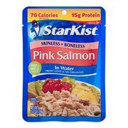 StarKist Wild Pink Salmon - Boneless, Skinless - 2.6 oz Pouch (Pack of 12)