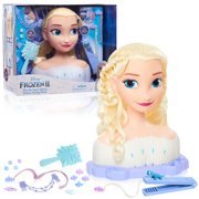Disneys Frozen 2 Deluxe Elsa the Snow Queen Styling Head, 17-pieces, Ages 3+