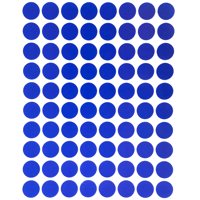 Color Coding Labels 1/2" Round 13 mm, Dot Stickers 0.5 inch blue sticker 1200 Pack by Royal Green