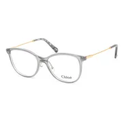Chloe Ladies Grey Cat Eye Eyeglass Frames CE2727 035 54