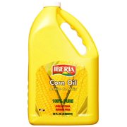 Iberia Corn Oil, 96 Fl Oz High Smoke Pt. Cooking Oil, All Purpose Cooking Oil for Grilling, Sauting, Stir Frying & Baking