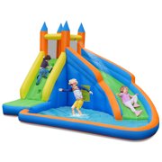 Costway Inflatable Water Slide Mighty Bounce House Jumper Castle Moonwalk Without Blower