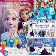 Disney Frozen 2 Coloring Book Activity Set with Stickers and Snowflake Stamper