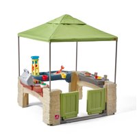 Step2 All-Around Playtime Patio with Canopy with 16 Play Accessories
