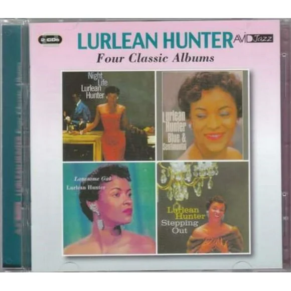 LURLEAN HUNTER - Four Classic Albums (Night Life / Blue & Sentimental / Lonesome Gal / Stepping Out)