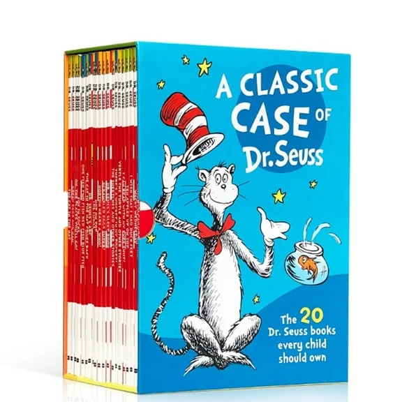 Dr Seuss Classic 20 Books Gift Set (Kids Wonderful World Read at Home Collection) – Box Set