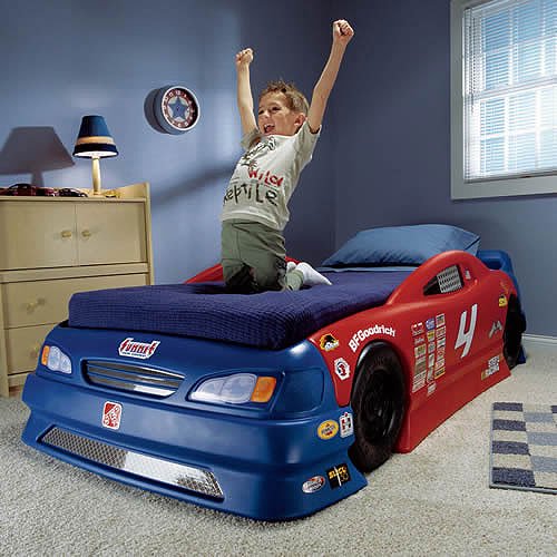 Step2 Stock Car Convertible Toddler To, Cars Convertible Toddler To Twin Bed