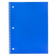 Pen + Gear 1-Subject Notebook, Wide Ruled, 80 Sheets, Blue
