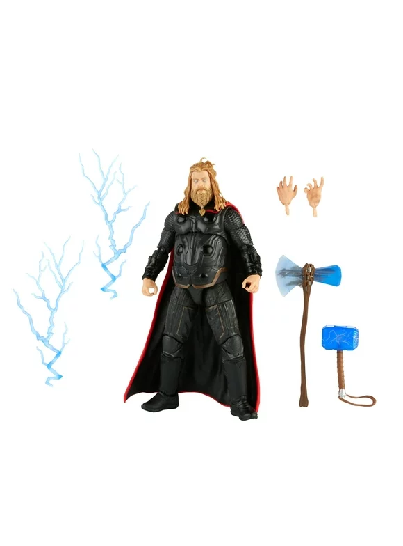 Marvel Legends Series 6-inch Action Figure Thor, Premium Design, 6 Accessories