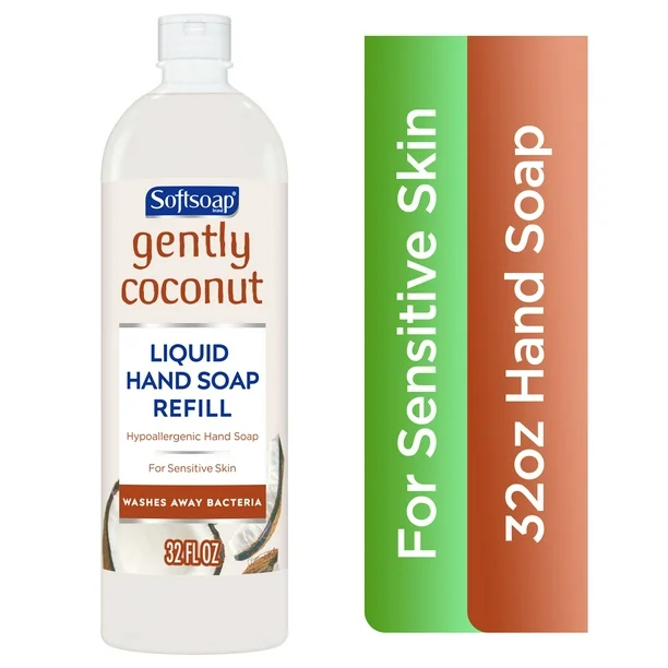 Softsoap Liquid Hand Soap Refill, Gently Coconut - 32 Fluid Ounce