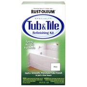 White, Rust-Oleum Specialty Tub & Tile Refinishing Kit, 32 oz