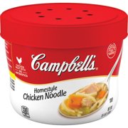 (3 Pack) Campbell's Homestyle Chicken Noodle Soup Microwavable Bowl, 15.4 oz.