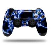 Vinyl Skin Wrap for Sony PS4 Dualshock Controller Electrify Blue (CONTROLLER NOT INCLUDED)