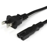 polarized directv, comcast, dish network, ac power cord - 6' (square and round). used for directv models d12, h21-h24, hr21-hr24, and hr34. used for most motorola, u-verse, and fios receivers.