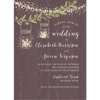Twinkling Jars Standard Wedding Invitation