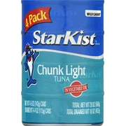 StarKist Chunk Light Tuna in Oil - 5 oz Can (4-Pack)