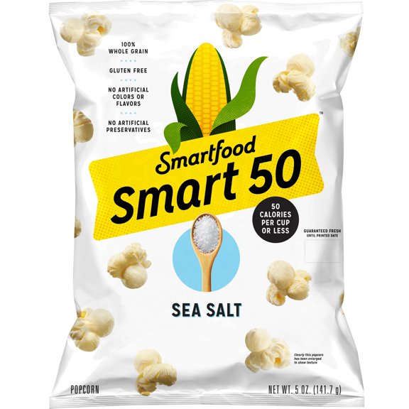 Smart50 Sea Salt Popcorn, 5 oz