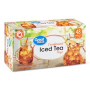 Great Value Decaffeinated Iced Tea, Tea Bags, 48 Ct