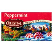 Celestial Seasonings, Peppermint Herbal Tea, Tea Bags, 20 Ct