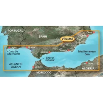Garmin BlueChart g2 Vision: Alicante to Cabo de Sao Vicente Digital Map