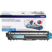 Brother Genuine High Yield Toner Cartridge, TN225C, Replacement Cyan Toner, Page Yield Up To 2,200 Pages