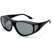 Haven Over-Prescription Sunwear Ranier Sunglasses,Black Frame/Gray Lens,one size