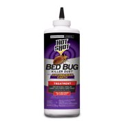 Hot Shot Bed Bug Killer Dust Treatment with Diatomaceous Earth, 8 Ounces