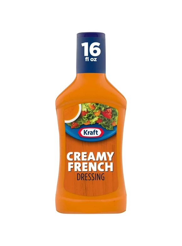 Kraft Creamy French Salad Dressing, 16 fl oz Bottle