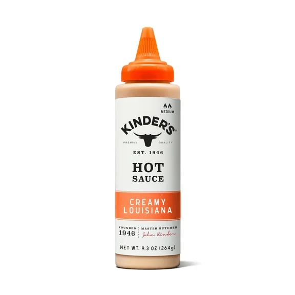 Kinder's Creamy Louisiana Hot Sauce 9.4oz