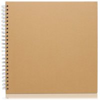 Hardcover Kraft Blank Page Scrapbook Photo Album, 40 Sheets, 12 X 12 inches