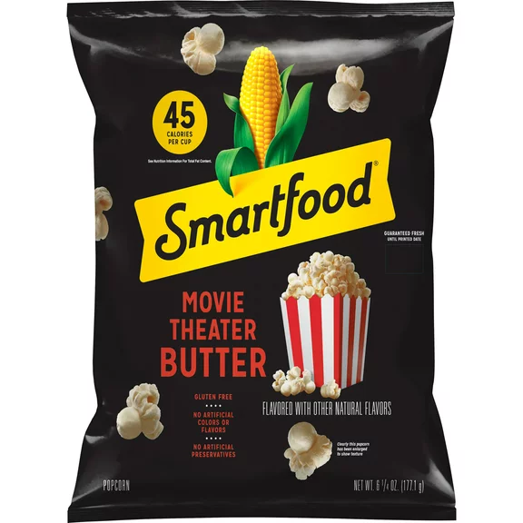 Smartfood Popcorn Movie Theater Butter Flavored 6.25 oz