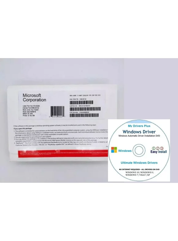 (2pk)...WINDOW 11 HOME DVD & PRODUCT KEY , windows drivers cd(no return for this item)