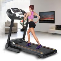 Elecmall 2.25hp Blutooth Electric Folding Treadmill  Commercial Health Fitness Training Equipment Elec